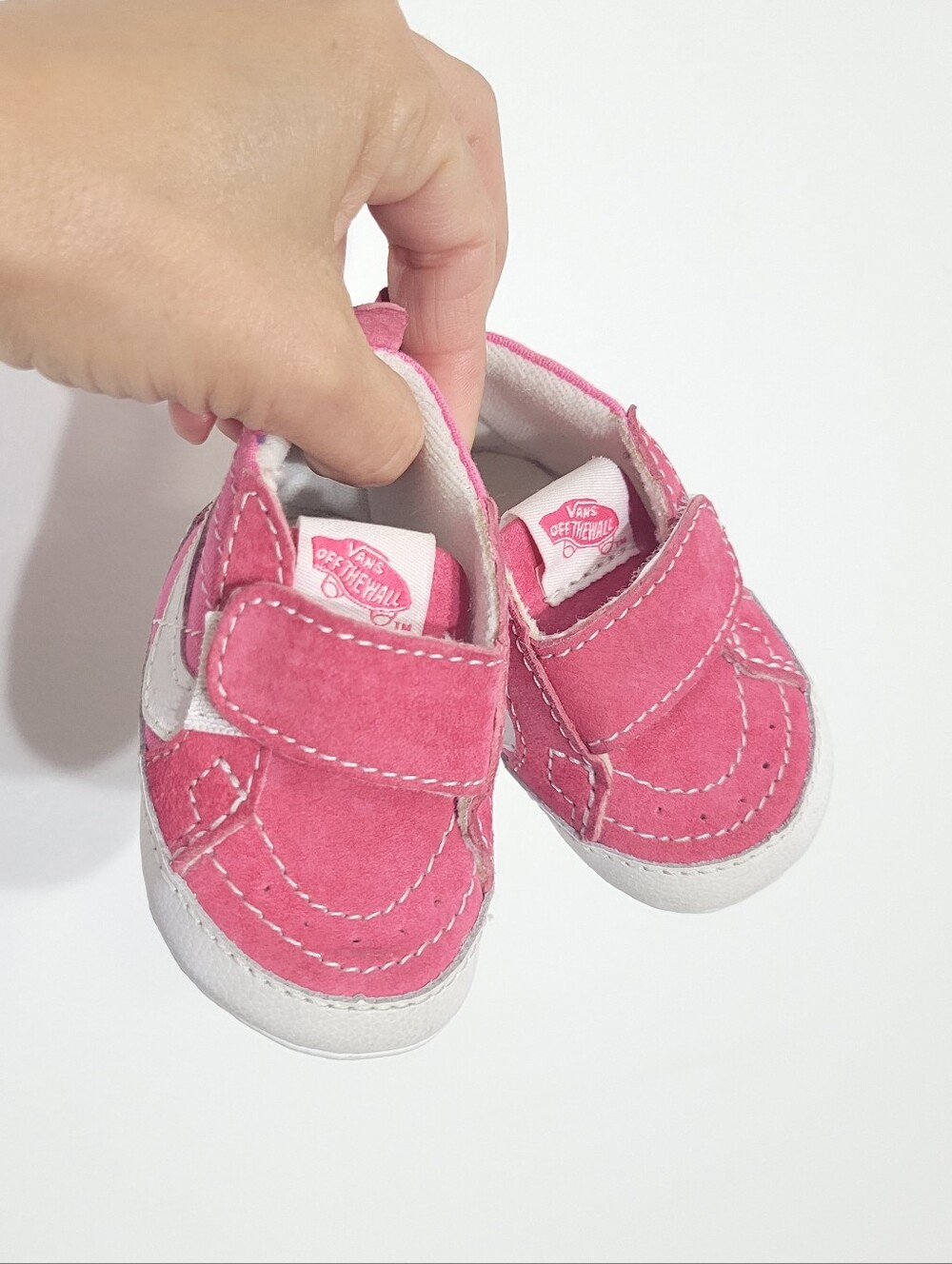 Vans Pink Baby Walker Shoes